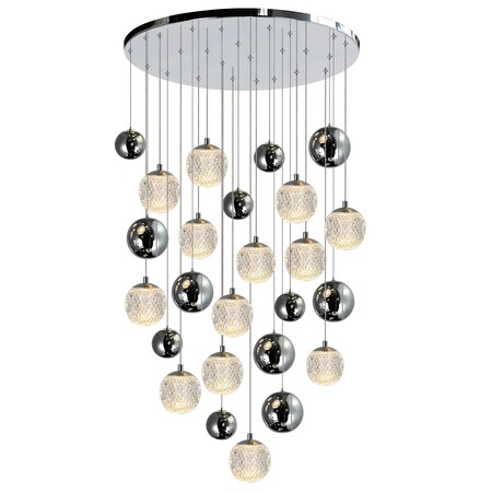 Cwi Lighting Siena 13 Light Chrome Chandelier 1679P24-13-601